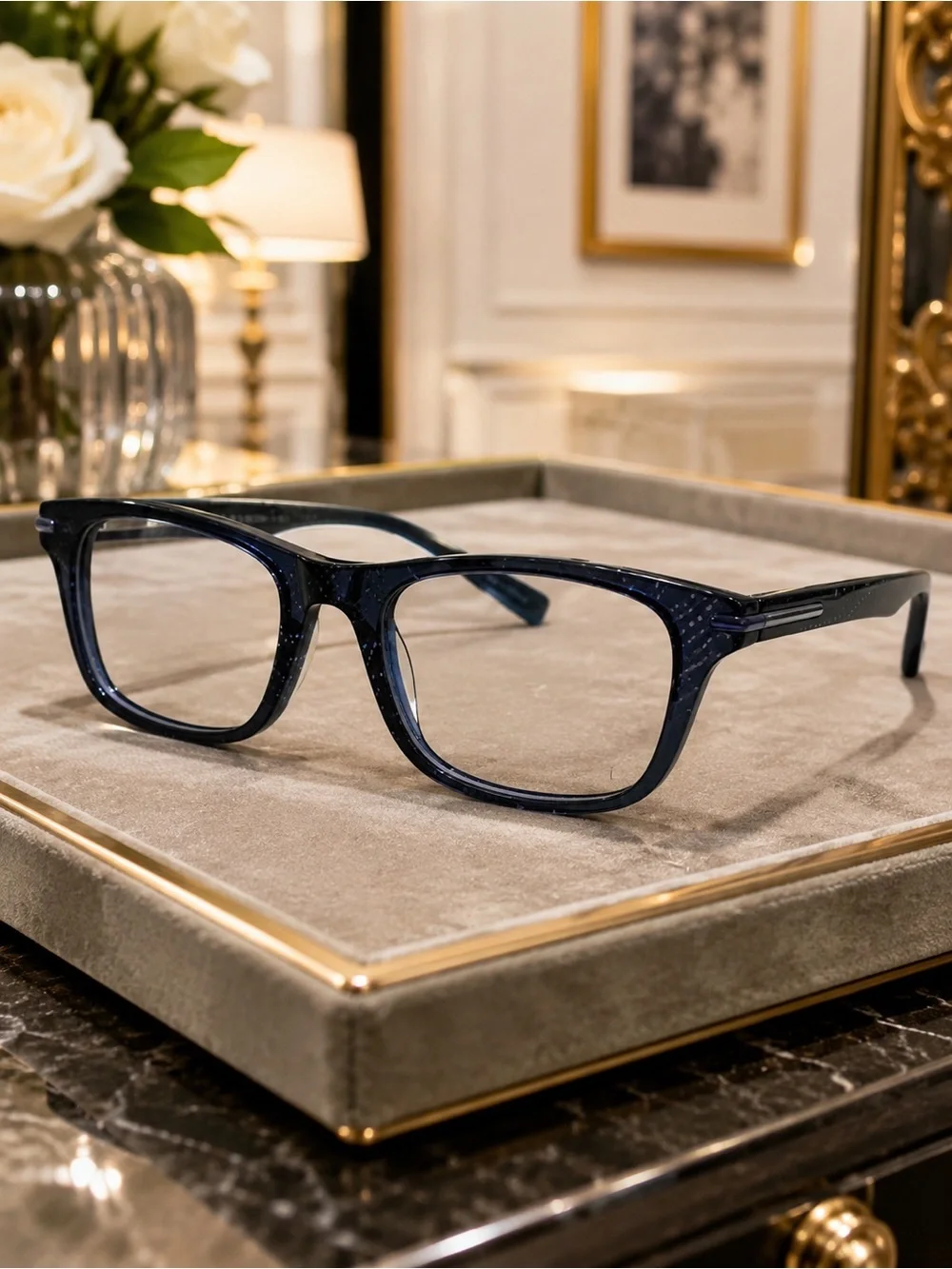 NEW PRIMARY 1045 Petite Fit Blue Eyeglasses Frame 46-16-125